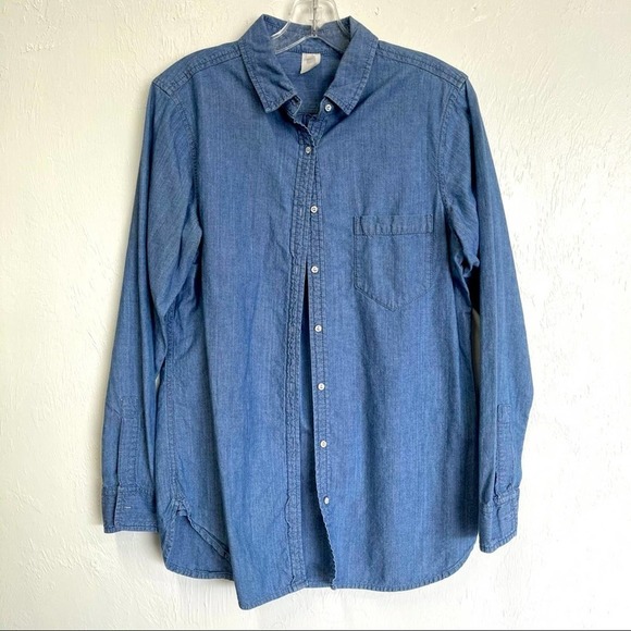 Trouve Chambray Top - Picture 1 of 5